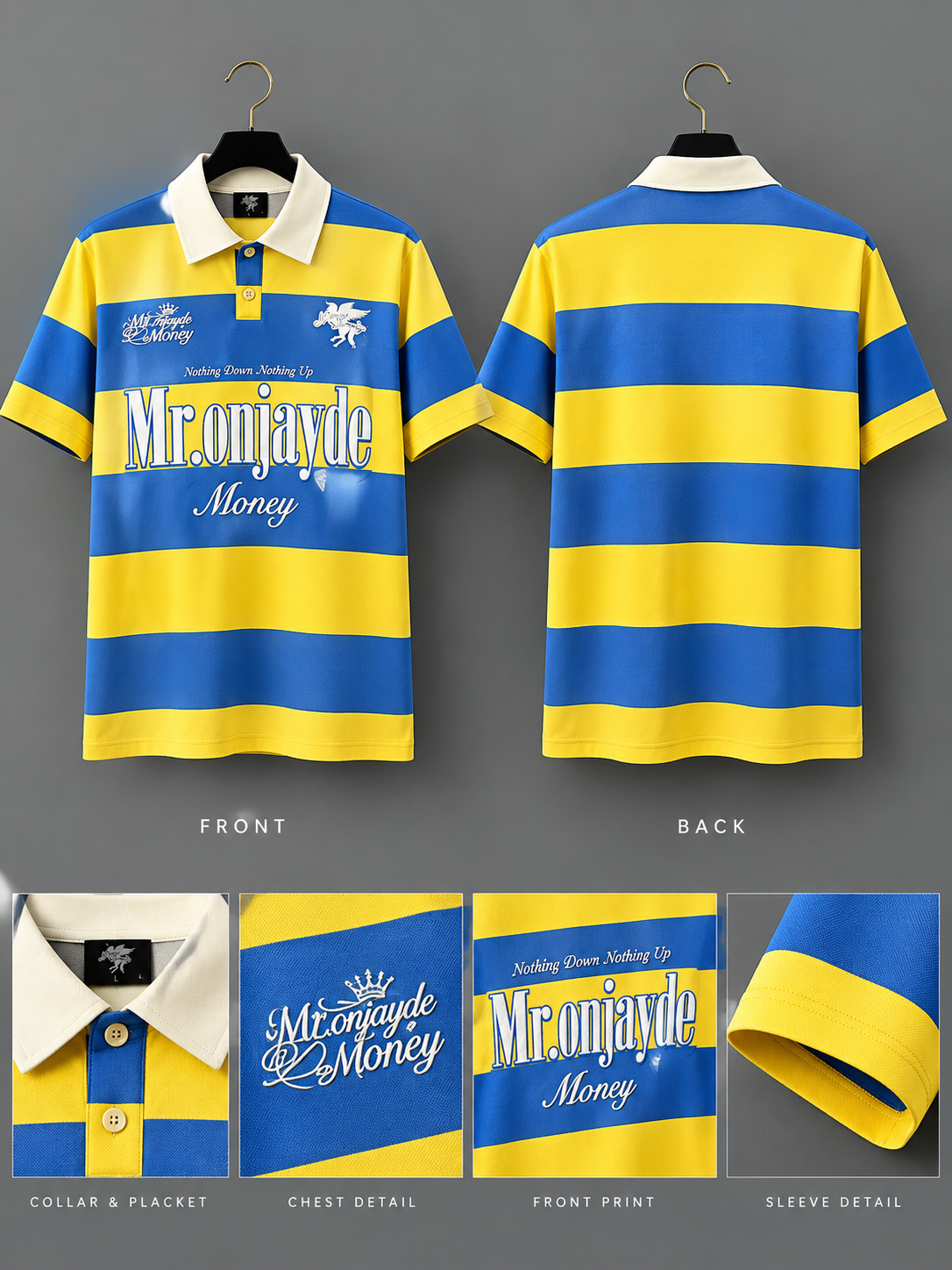 Rugby Stripe Polo Shirt